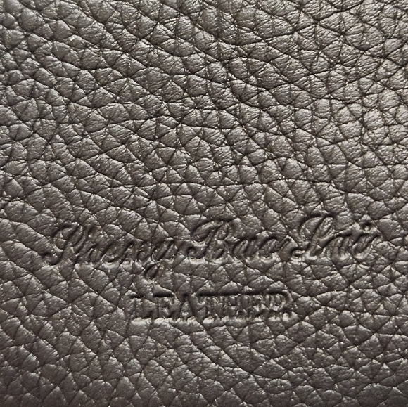 NWOT Brown Unisex Leather Cross Body Wallet - Picture 2 of 6